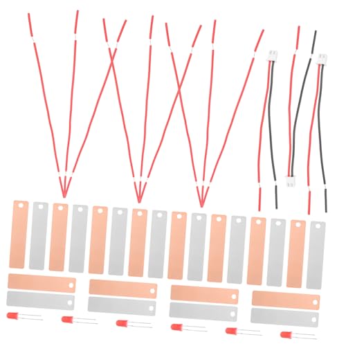 ERINGOGO 1 Satz Fruchtbatterie-Experiment Obst Futterspender Batterie-aufbewahrungsboxen Planke Einstellbare Leistung Geschmeidig Nachtlicht Schätzchen Elektronik-kit Zink-Kupfer von ERINGOGO