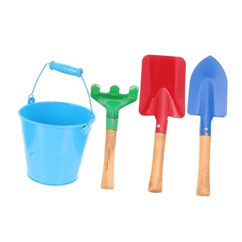 ERINGOGO 1 Satz Gartenschaufel gartengeräte giesskanne Kind sandspielzeug gartenwerkzeug Set Gartenspielzeug für Kleinkinder Gartenrechen für Metall Blue von ERINGOGO