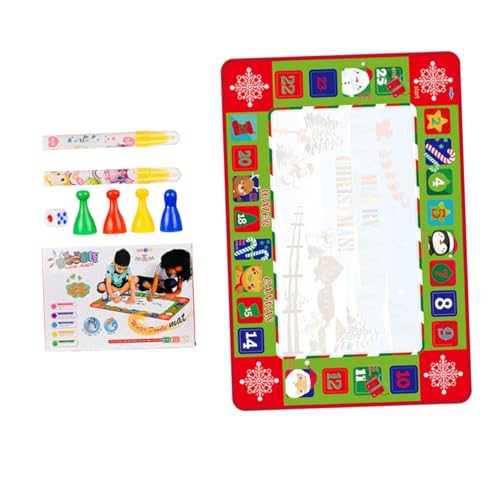 ERINGOGO 1 Satz Graffiti-geschenkbox Für Kinder Doodle-Matte Wasserkritzelmatte Für Kleinkinder 1-3 Wasserziehmatte Schachmatte Doodle-Spielzeug Tuch von ERINGOGO