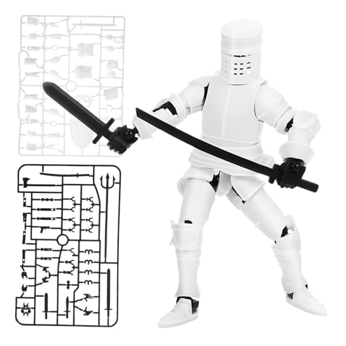 ERINGOGO 1 Satz Joint Man Kinderspielzeug Gelenkfigur Spielzeug Bewegliche Actionfigur Ritter-Actionfigur Ritterfigur Spielzeug Strichmännchen bewegliche Gelenkpuppen Tischroboter Plastik von ERINGOGO