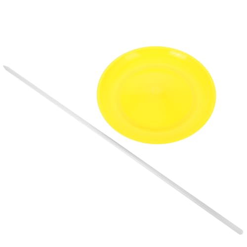 ERINGOGO 1 Satz Jonglieren Mit Plattenspieler-Requisiten Partyzubehör Jonglierstifte Akrobatisches Angebot Jonglierstock Akrobatik-Performance-Requisite Partygeschenk Yellow Plastik von ERINGOGO