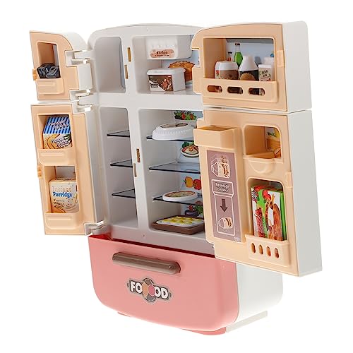 ERINGOGO 1 Satz Küchensimulation Kühlschrank Lebensmittel Mini-Kühlschrank küchenspielzeug für Kitchen Toys for Spielzeugkühlschrank für winziges Essen Plastik von ERINGOGO