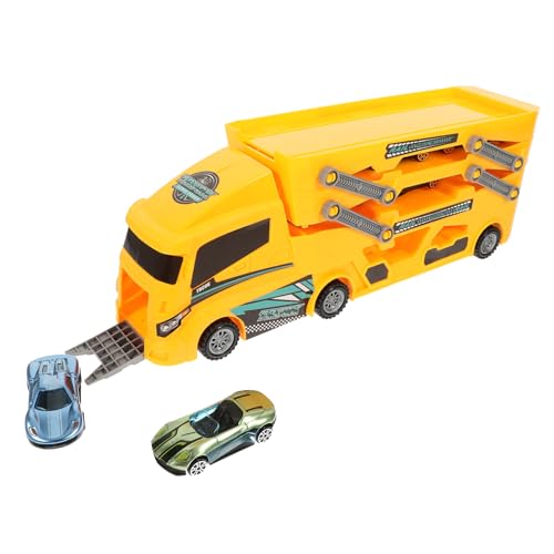 ERINGOGO 1 Satz LKW kinderfahrzeug autospielzeug Transformierendes faltbares Spielzeugauto pädagogisches LKW- Kinderauto Kinderspielzeug Yellow von ERINGOGO