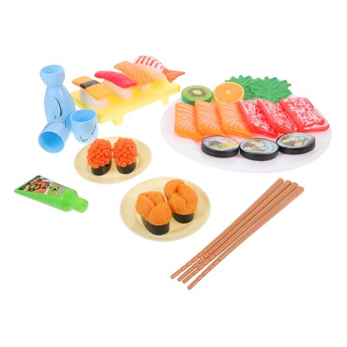 ERINGOGO 1 Satz Mini-Sushi-Modell, Mini- , Gefälschtes Sushi, Miniatur-Lebensmittel-spielset von ERINGOGO