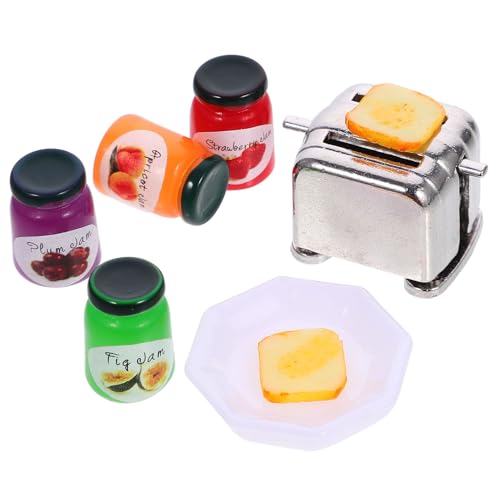 ERINGOGO 1 Satz Mini-Toaster für kinderspielzeug küche Accessoires Toaster- Puppenhausdeko Puppenhausverzierungen Puppenhauszubehör Mini-Hauswerkzeuge Legierung von ERINGOGO