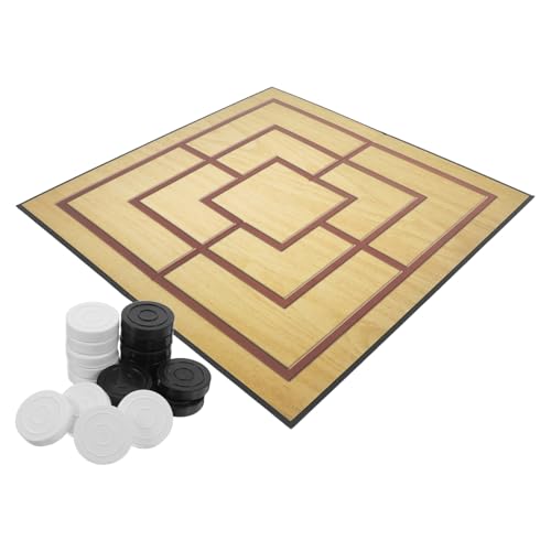 ERINGOGO 1 Satz Neunteiliges Schach Morris-Schach Lustiges Brettspiel Tischschachspiel Brettspiel Sammeln Dekoratives Schachbrett Lustiges Spielbrett Feiertagsbrettspiel Papier von ERINGOGO