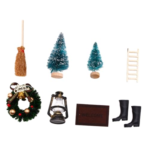 ERINGOGO Spielzeug Dekorationen 8pcs Weihnachten Mini Ornamente Weihnachten Dekorationen Set von ERINGOGO