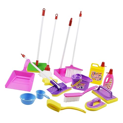 ERINGOGO 1 Satz Reinigungsspielset Reinigungsgeräte Für Reinigungsgeräte Für Spielhäuser Reinigung Von Spielsachen Für Plastik Colorful von ERINGOGO