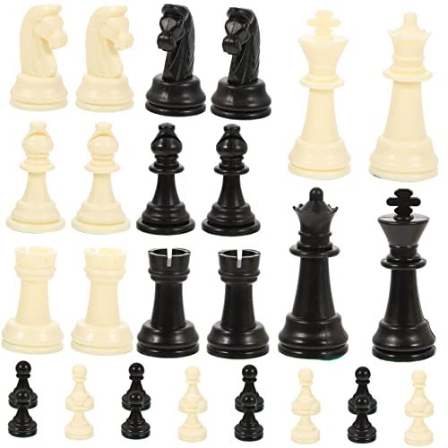 ERINGOGO 1 Satz Schachfiguren Elektronisches Schach P.p. Schach Magnet-schachspiel Schachbrett Schachuhr Konzept Schach Aus Plastik Schach Für Brettspiel Schach Ersatz Brettspiele Bauern Pp von ERINGOGO