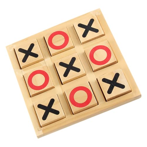 ERINGOGO Kreatives Holzspielzeug Interaktives Holzspiel-Set Für Junge Mädchen Logikspiel Für Familien Tragbares Toe Brettspiel Für Unterwegs Und Freizeit ERINGOGO Kreatives Holzspielzeug Interaktives Holzspiel-Set Für Junge Mädchen Logikspiel Für Familien Tragbares Toe Brettspiel Für Unterwegs Und Freizeit von ERINGOGO