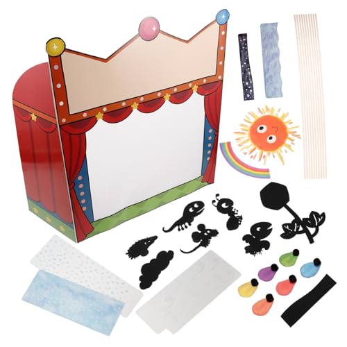 ERINGOGO 1 Satz Schattenpuppen Die Spielzeugpuppen Lehren Die Marionetten Modellbausätze Fingerpuppen Handpuppen Bewegungspuppen Kit Puppenspiele Bühnenpuppenshow Puppen DIY von ERINGOGO