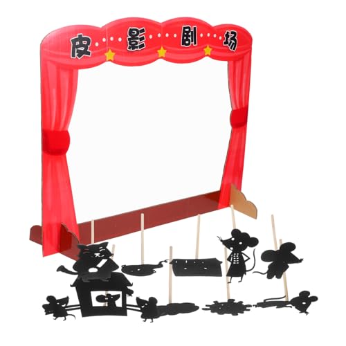 ERINGOGO 1 Satz Schattenspielspielzeug Handgemachte Schattenpuppe Freizeit-schattenpuppen Pädagogische Schattenfiguren Puppenspiel Schattenpuppen Chinesische Schattenfiguren Kit Puppen PVC von ERINGOGO