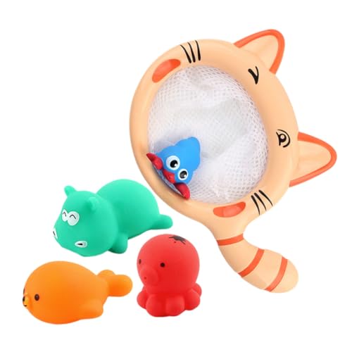 ERINGOGO 1 Satz Wasserspielzeug für Teiliges Badespielzeug mit Tiermotiven Angelnetz für Badewanne Fördert Spaß Beim Wasser Sicher und Langlebig ERINGOGO 1 Satz Wasserspielzeug für Teiliges Badespielzeug mit Tiermotiven Angelnetz für Badewanne Fördert Spaß Beim Wasser Sicher und Langlebig von ERINGOGO