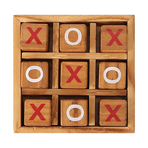 ERINGOGO 1 Satz Xo Schach Doodle-Board Kartenspiel Brettspiele Für Igel-brettspiel Problem Brettspiele Aus Holz Xo-Spiel Xo-brettspiele Xo Familienspiele Zehenspiel Hölzern von ERINGOGO