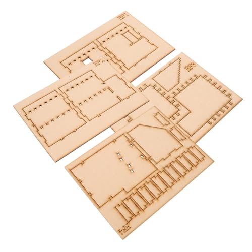 ERINGOGO 1 Set Architektur des Nahen Ostens 3D-Puzzle-Modell Aus Holz Für Kinder Basteln von ERINGOGO