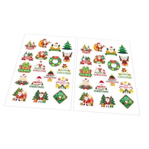 ERINGOGO Weihnachts-Scrapbooking-Aufkleber 1 Set Selbstklebende Weihnachts-siegelaufkleber Zum Basteln von ERINGOGO