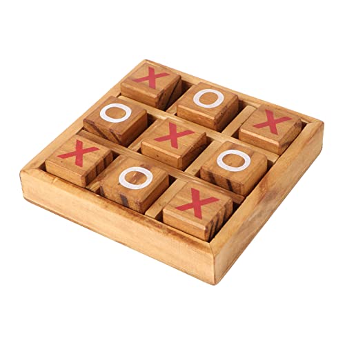 ERINGOGO 1 Satz xo Schach Puzzle rätselbuch spielsachen für wohnungsdeko Spiele Igel-Brettspiel Kartenspiel -Toe-Brettspiel xo-Spiel hölzern von ERINGOGO