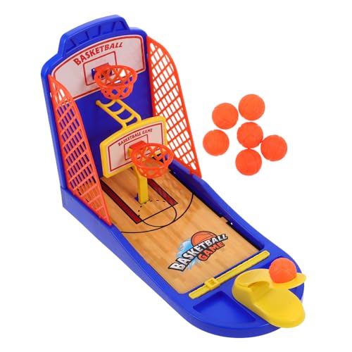 ERINGOGO 1 Set Basketball Shooting Game Toy Mini -Desktop -Basketballspiel Mit Platz 2 Körbe Mini -Bälle Lustiges Sportartspielzeug Ideal Für Kinder Und Erwachsene von ERINGOGO