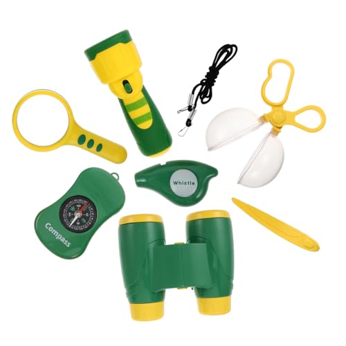 ERINGOGO 1 Set Beobachtungsbox Kinderspielzeug Schaufel Beobachtungsspielzeug Naturerkundungsspielzeug Kinder Natur Set Spielzeug Fernglas Für Kleinkinder Kinder Explorer Set von ERINGOGO