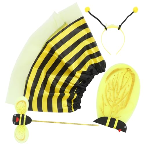 ERINGOGO 1 Set Bienenflügel Set Balsam Bienenzucht Wabenbienen Set Mädchen Partykostüm Bienen Cosplay Kostüm Kinderkostüm Bienenkostüm Für Kleinkinder Bienenkostüm Für von ERINGOGO