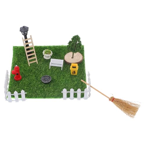 ERINGOGO 1 Set Mini Modell Puppenhäuser Miniatur Gartenzäune Mini Küche Aus Kunststoff von ERINGOGO