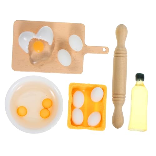 ERINGOGO 1 Set Miniatur Küchenspielzeug Zubehör Maker Würfelkorb Doppelbeckenspender Spüle Speisekammer Babyspielzeug Nudelholz Mini Hauszubehör Schreibtisch Mini Hausdekor von ERINGOGO