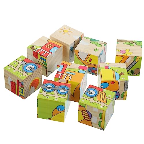 ERINGOGO 1 Set Pädagogisches Puzzle-Spielzeug, Kleinkind-Puzzle-Spielzeug, Lernpuzzle, Kinderspielzeug, Holzpuzzle von ERINGOGO