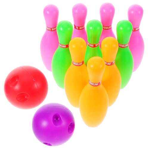 ERINGOGO Bowling-Set für Jungen und Mädchen Hochwertige Konstruktion Bowling-Spielzeug Verbessert Die Koordination und Die Motorischen Fähigkeiten von ERINGOGO