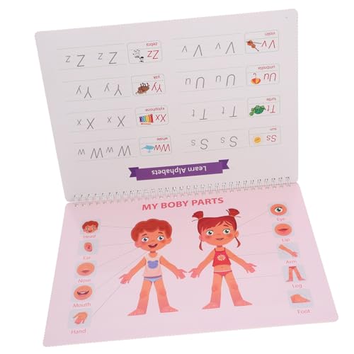 ERINGOGO 1 Set Stickerbuch Für Zur Früherziehung Aufkleber Für Kleinkinder Für Kleinkinder Buchdekor Kinderaufkleber Buchaufkleber Cartoon Aufkleber Kleinkindaufkleber Papier von ERINGOGO