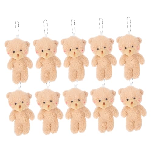 ERINGOGO 10 Stück Mini Plüsch Schlüsselanhänger Weiche Kuscheltier Anhänger Niedlicher DIY Plüsch Schlüsselring für Tasche für Mädchen und Sammelzwecke ERINGOGO 10 Stück Mini Plüsch Schlüsselanhänger Weiche Kuscheltier Anhänger Niedlicher DIY Plüsch Schlüsselring für Tasche für Mädchen und Sammelzwecke von ERINGOGO