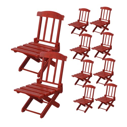 ERINGOGO 10stücke Klappbarer Strandstuhl Im Maßstab Miniatur-sonnenbadestuhl Für Puppenhausmöbel Terrassenstuhl Für Feengärten Strandkorbspielzeug Miniatur-terrassenmöbel ERINGOGO 10stücke Klappbarer Strandstuhl Im Maßstab Miniatur-sonnenbadestuhl Für Puppenhausmöbel Terrassenstuhl Für Feengärten Strandkorbspielzeug Miniatur-terrassenmöbel von ERINGOGO