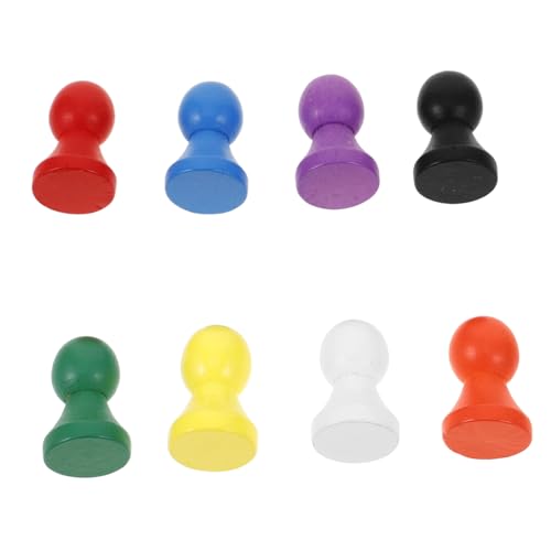 ERINGOGO 10 Stück Schachfigur aus Holz Spielkomponente Brettspiele Schach für Brettspiel Schachbrett Kettendreieck-Schachspiel familienspiele Logikspiele Schachfiguren aus Holz Lotusbaum von ERINGOGO