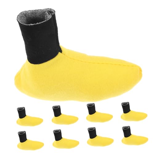 ERINGOGO 10 Stück Teiliges Gelbe Plüsch-entenfüße aus Strapazierfähige Accessoires für Kuscheltiere Weiche Langlebige Puppenkleidung für Stofftiere und Plüschspielzeug ERINGOGO 10 Stück Teiliges Gelbe Plüsch-entenfüße aus Strapazierfähige Accessoires für Kuscheltiere Weiche Langlebige Puppenkleidung für Stofftiere und Plüschspielzeug von ERINGOGO