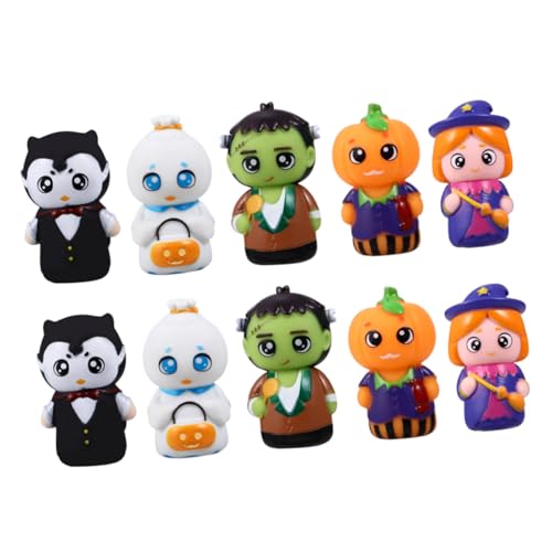 ERINGOGO 10 Stück Teiliges Halloween Fingerpuppenspielzeug für PVC Material Interaktive Storytelling Handpuppen Fördert Kreativität und Sprachentwicklung Geeignet für Kindergarten und ERINGOGO 10 Stück Teiliges Halloween Fingerpuppenspielzeug für PVC Material Interaktive Storytelling Handpuppen Fördert Kreativität und Sprachentwicklung Geeignet für Kindergarten und von ERINGOGO
