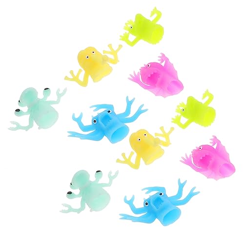 ERINGOGO 10 Stück Teiliges Leuchtende Fingerpuppen TPR Fingerabdeckungen Bunte Kreaturen für Interaktives Kinderspiel Geburtstags Mitgebsel und Eltern Junge Mädchen Storytelling ERINGOGO 10 Stück Teiliges Leuchtende Fingerpuppen TPR Fingerabdeckungen Bunte Kreaturen für Interaktives Kinderspiel Geburtstags Mitgebsel und Eltern Junge Mädchen Storytelling von ERINGOGO