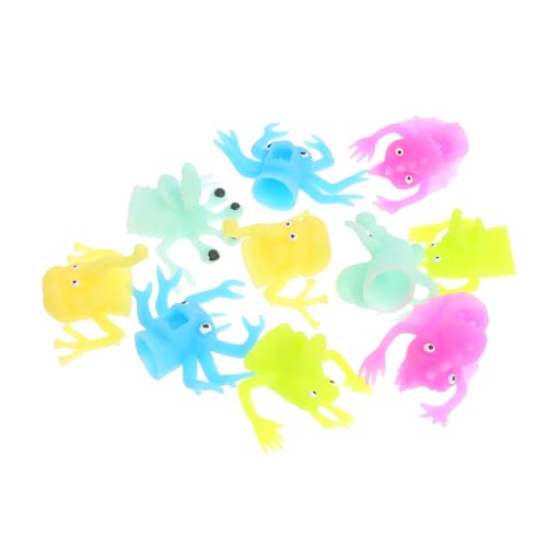 ERINGOGO 10 Stück Teiliges Leuchtende Fingerpuppen aus Flexiblem TPR Material Realistische Kreaturen Designs für Rollenspiele und Eltern Junge Mädchen Interaktion Geeignet für ERINGOGO 10 Stück Teiliges Leuchtende Fingerpuppen aus Flexiblem TPR Material Realistische Kreaturen Designs für Rollenspiele und Eltern Junge Mädchen Interaktion Geeignet für von ERINGOGO