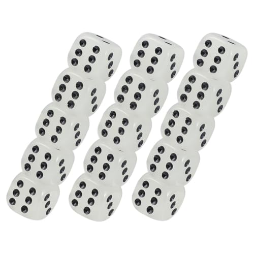 ERINGOGO 10 Stück Teiliges Leuchtende Würfel Sechsseitige Spielwürfel aus Sicherem Material Wiederverwendbar Leicht und Handlich als Party Accessoire für Spiele im Dunkeln ERINGOGO 10 Stück Teiliges Leuchtende Würfel Sechsseitige Spielwürfel aus Sicherem Material Wiederverwendbar Leicht und Handlich als Party Accessoire für Spiele im Dunkeln von ERINGOGO