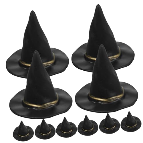 ERINGOGO 10 Stück Teiliges Mini Hexenhüte Miniatur Hexenhut Halloween Deko DIY Zubehör Puppenhaus Schmuck für Halloween Party ERINGOGO 10 Stück Teiliges Mini Hexenhüte Miniatur Hexenhut Halloween Deko DIY Zubehör Puppenhaus Schmuck für Halloween Party von ERINGOGO