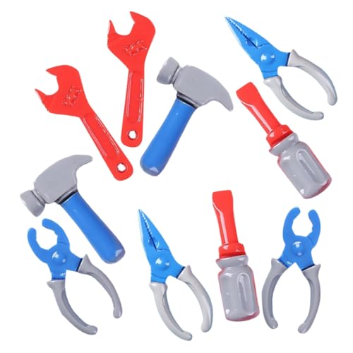ERINGOGO 10 Stück Teiliges Miniatur Puppenhaus Werkzeug Set Kleine Leichte Werkzeuge Kreatives Reparatur und Bastelspielzeug für Zange Schraubendreher Hammer für Rollenspiele ERINGOGO 10 Stück Teiliges Miniatur Puppenhaus Werkzeug Set Kleine Leichte Werkzeuge Kreatives Reparatur und Bastelspielzeug für Zange Schraubendreher Hammer für Rollenspiele von ERINGOGO