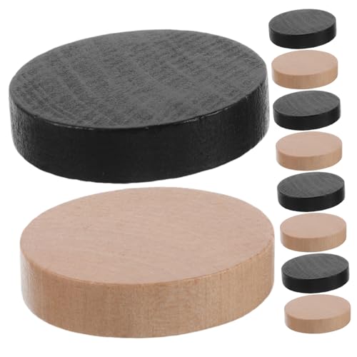 ERINGOGO 10 Stück Teiliges Sling Puck Spielfiguren aus Holz Schnelles Tischspiel Zubehör Robuste Große Schachfiguren in Schwarz und Naturholz Präzise Verarbeitung für Familienfreundliche ERINGOGO 10 Stück Teiliges Sling Puck Spielfiguren aus Holz Schnelles Tischspiel Zubehör Robuste Große Schachfiguren in Schwarz und Naturholz Präzise Verarbeitung für Familienfreundliche von ERINGOGO
