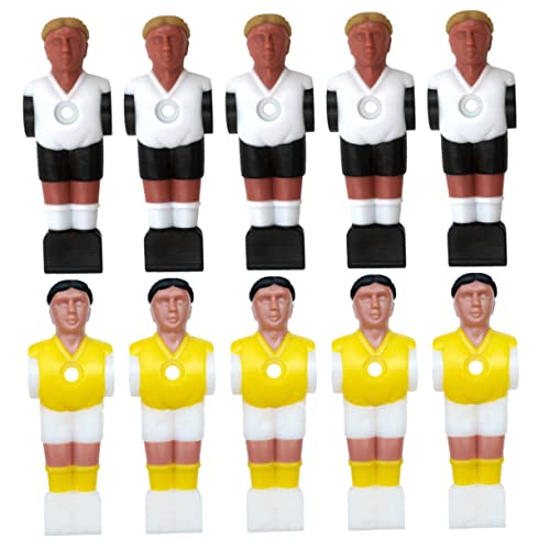 ERINGOGO 10 Stück Teiliges Tischfußball Figuren aus Langlebigem Resin Widerstandsfähige Fußballspieler Ersatzteile Kompatibel mit Standard Fußballmaschine Stangen Zubehör für Tischkicker ERINGOGO 10 Stück Teiliges Tischfußball Figuren aus Langlebigem Resin Widerstandsfähige Fußballspieler Ersatzteile Kompatibel mit Standard Fußballmaschine Stangen Zubehör für Tischkicker von ERINGOGO