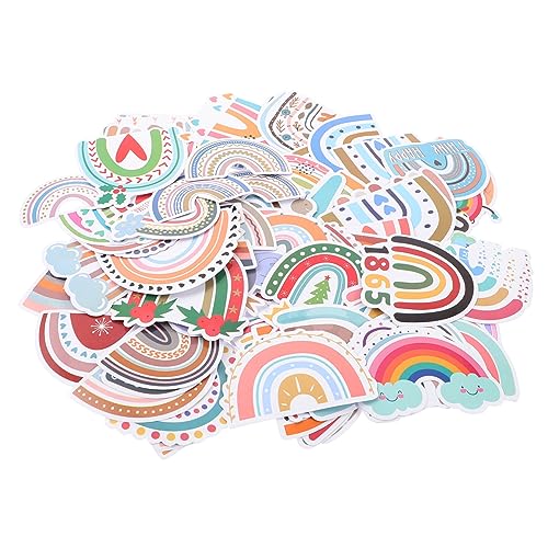 ERINGOGO 100 Stck. Kleine Regenbogen Aufkleber Wasserfeste Selbstklebende Dekorationssticker für Wasserflaschen Koffer Auto Langlebig und Leicht Entfernbar ERINGOGO 100 Stck. Kleine Regenbogen Aufkleber Wasserfeste Selbstklebende Dekorationssticker für Wasserflaschen Koffer Auto Langlebig und Leicht Entfernbar von ERINGOGO