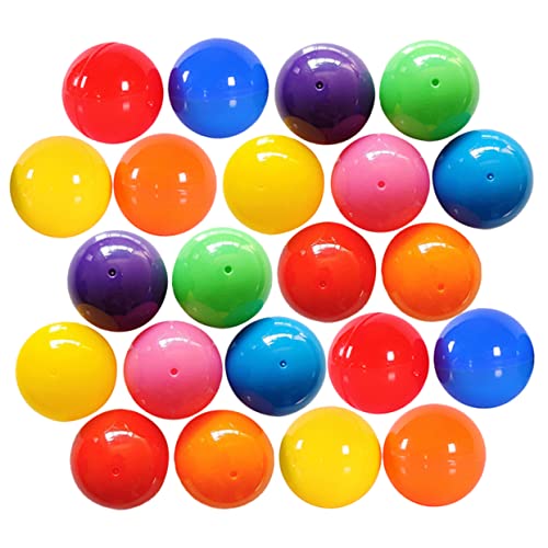 ERINGOGO 100 Stück Lotterie Kickball Bunte Lotteriebälle Partyspiele Spielzeugballons Tombola Bällebad Kaugummiautomat Poolspiele Partyspielbälle Bingo Rollkäfig Mit Bällen Aus von ERINGOGO