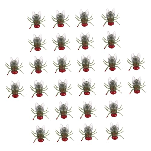 ERINGOGO 100 Stück Realistische Fliegen aus Stabilem Kunststoff Unzerbrechliche Halloween Deko für Gruselige Streiche Tragbare Modellinsekten für Partys und Spukhaus Gestaltung ERINGOGO 100 Stück Realistische Fliegen aus Stabilem Kunststoff Unzerbrechliche Halloween Deko für Gruselige Streiche Tragbare Modellinsekten für Partys und Spukhaus Gestaltung von ERINGOGO