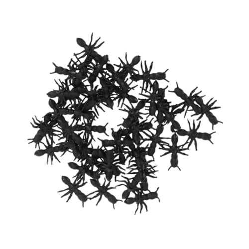 ERINGOGO 100 Stück Realistische Kunststoff Ameisen Streichspielzeug Halloween Deko Gruseliges Partyzubehör Leicht Tragbar für Innen und Außen Geeignet ERINGOGO 100 Stück Realistische Kunststoff Ameisen Streichspielzeug Halloween Deko Gruseliges Partyzubehör Leicht Tragbar für Innen und Außen Geeignet von ERINGOGO