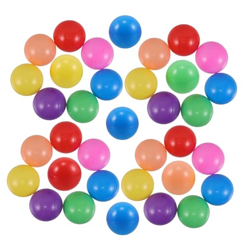 ERINGOGO 100 Stück Teiliges Bunte Plastikbälle Weiche Ozeanbälle für Spielbecken Sicherer Langlebiger Spielspaß für Kleinkinder für Kindergeburtstag Spielzelt und Strandparty ERINGOGO 100 Stück Teiliges Bunte Plastikbälle Weiche Ozeanbälle für Spielbecken Sicherer Langlebiger Spielspaß für Kleinkinder für Kindergeburtstag Spielzelt und Strandparty von ERINGOGO