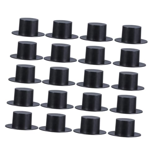 ERINGOGO 100 Stück Teiliges Mini Clown Hut Schwarz aus Kunststoff Kleine und Große DIY Bastelmaterialien für Weihnachtsdekoration Puppenzubehör und Kreative Party Deko ERINGOGO 100 Stück Teiliges Mini Clown Hut Schwarz aus Kunststoff Kleine und Große DIY Bastelmaterialien für Weihnachtsdekoration Puppenzubehör und Kreative Party Deko von ERINGOGO