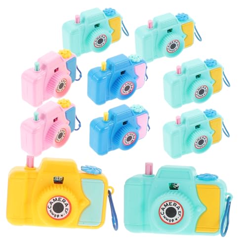 ERINGOGO 10St Camera Kinder Children Camera ' Camera Toy Camera kinderkamera Projektionskamera Spielzeug Cartoon-Projektion Projektionssimulationskamera Plastikkamera für Kinder von ERINGOGO