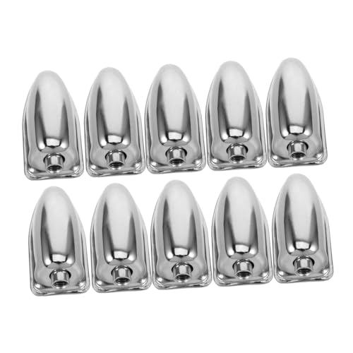 ERINGOGO Universal Drum Lug Set Metall Drum Lugs Haken Für Snare Bass Drums Silber Drum Zubehör Kit von ERINGOGO