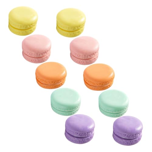 ERINGOGO 10St künstliche Macarons Faux-Macaron als Dekoration Künstliches Macaron-Spielzeug Kekse küchendekoration Kitchen Decoration gefälschter Macaron Requisiten für den Dessertladen PVC von ERINGOGO